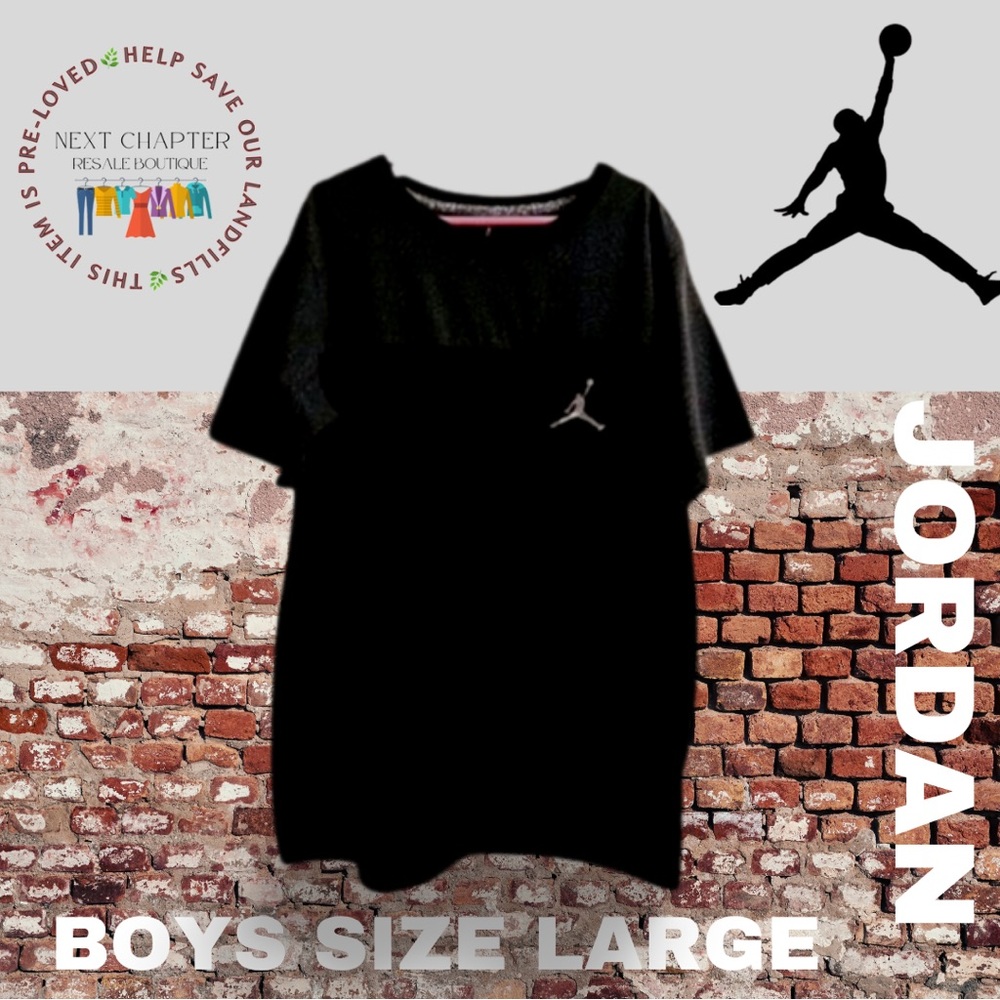 Jordan boys T-Shirt Black and Gray